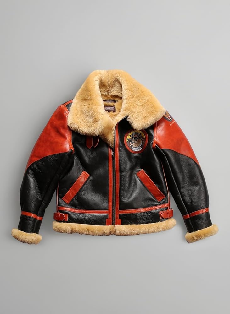 80s USA製 US SHEEPSKIN b-3 フライトジャケット　ムートン 80s US SHEEPSKIN シープスキン B-3 ムートン フライト